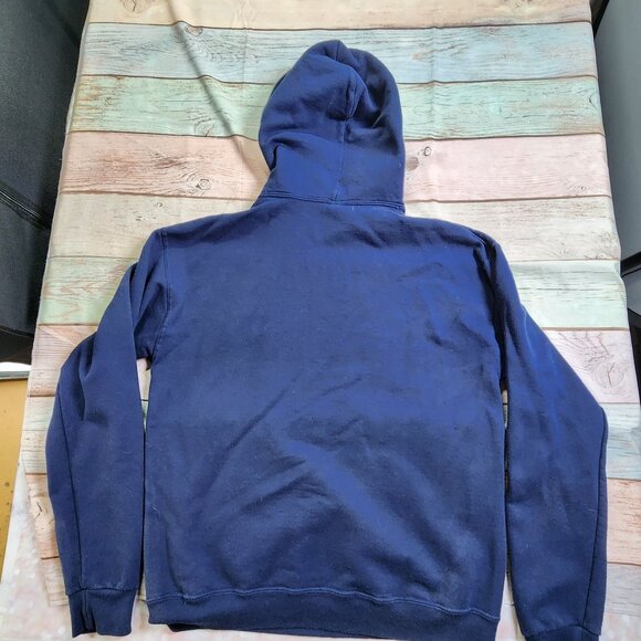 Star Wars Hoodie Medium Navy Fifth Sun Front & Arm Graphics Pullover - Picture 11 of 12